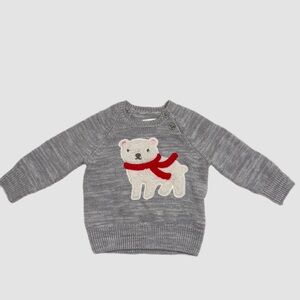 Polar Bear Sweater 12-18m